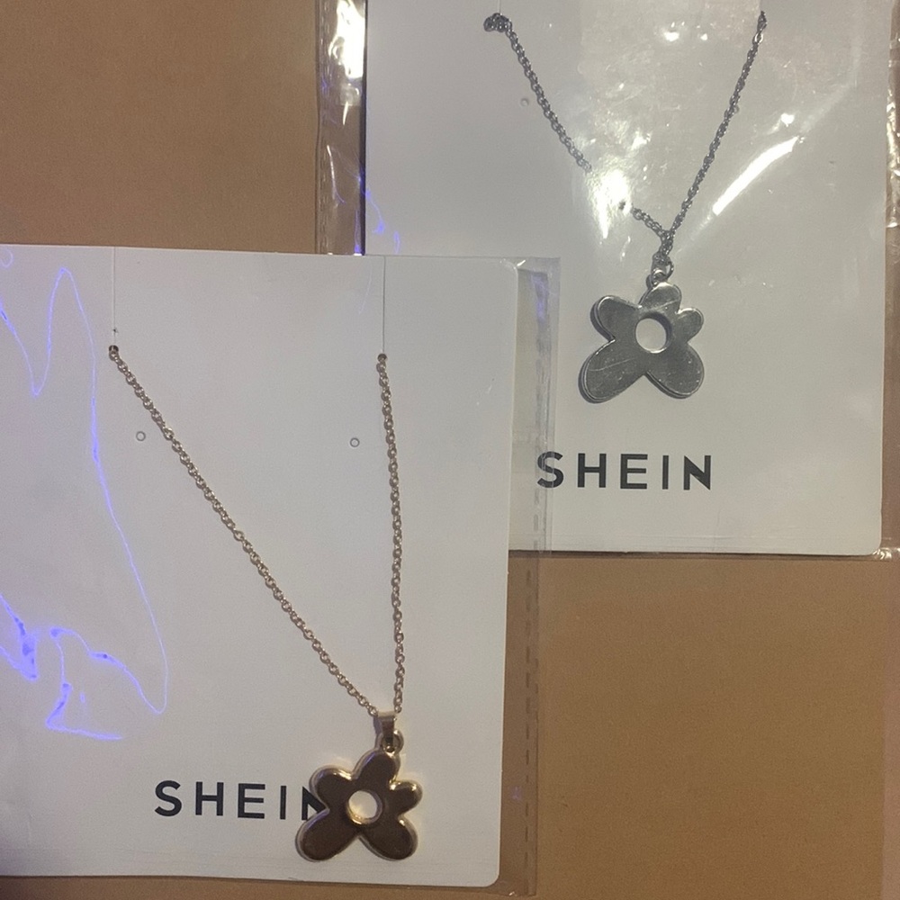 2 shein golf wang necklaces